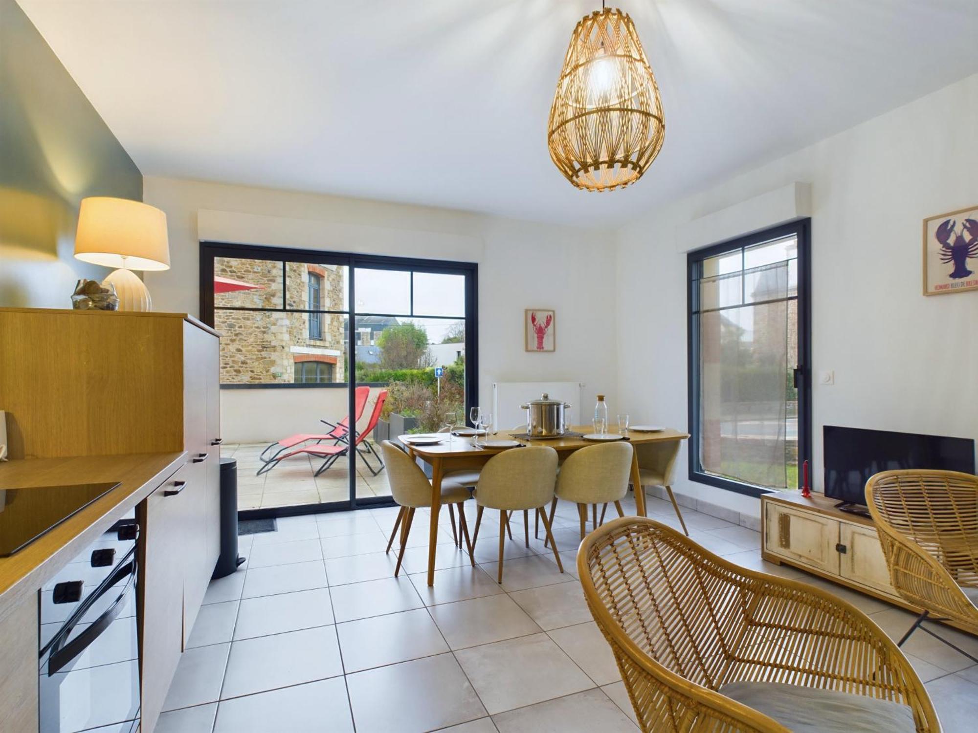 50M De La Plage - Terrasse - 3 Adultes Et 3 Enfants Pleneuf-Val-Andre Exterior foto