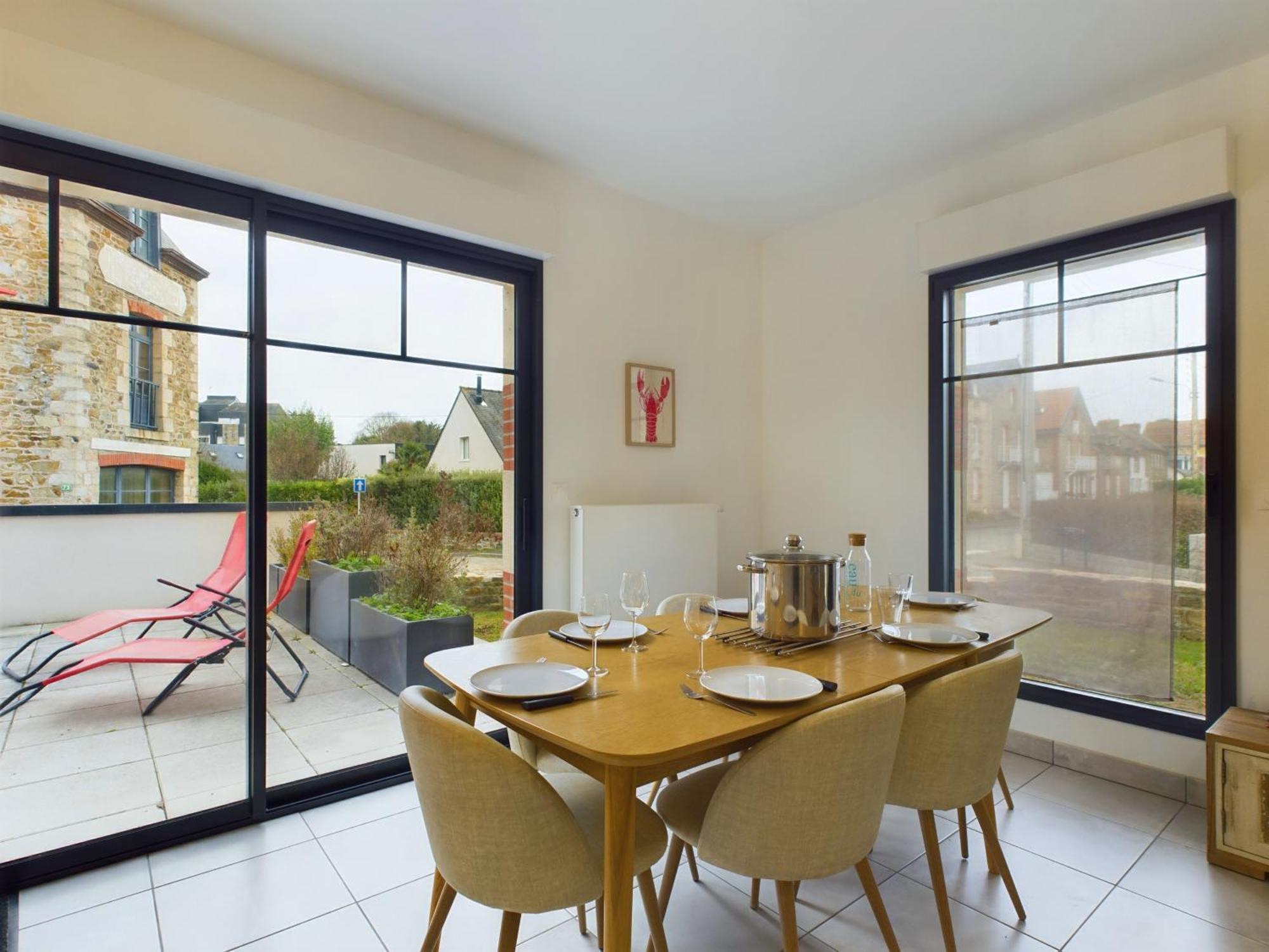 50M De La Plage - Terrasse - 3 Adultes Et 3 Enfants Pleneuf-Val-Andre Exterior foto