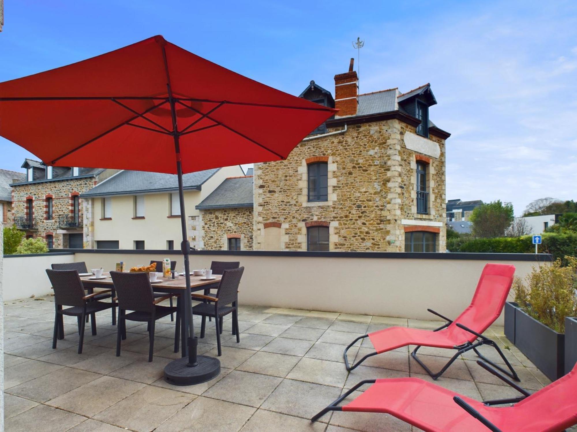 50M De La Plage - Terrasse - 3 Adultes Et 3 Enfants Pleneuf-Val-Andre Exterior foto